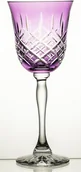 Kieliszki - Crystaljulia Kieliszki kolorowe do wina kryształowe 6 sztuk 15373 - miniaturka - grafika 1