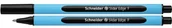 Długopisy - Schneider długopis Slider Edge model ze skuwką f, czarny 4004675075642 - miniaturka - grafika 1