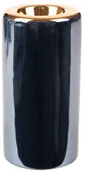Świeczniki - EUROFIRANY Świecznik szklany Amora na tealighty wys. 15 cm granatowy - miniaturka - grafika 1