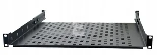 Sabaj-System Półka do szaf rack 19" 1U głębokość 250mm Nośność 15kg Czarna 19-0046C 19-0046C - Akcesoria do szaf serwerowych - miniaturka - grafika 3