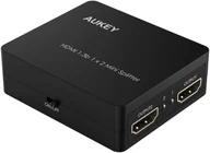 Adaptery i przejściówki - Aukey HA-H01 1x2-PORT Hdmi 1.3b Mini Rozdzielacz - miniaturka - grafika 1