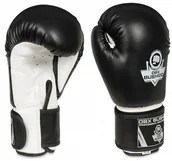Rękawice bokserskie - DBX Bushido sklep BUSHIDO RĘKAWICE BOKSERSKIE SPARINGOWE CZARNO-BIAŁE ARB-407A - miniaturka - grafika 1