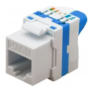 Keystone TECHLY SAMOZACISKOWY MODUŁ RJ45 KAT.6A U - Wtyczki i adaptery - miniaturka - grafika 2