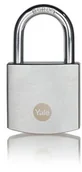Kłódki - Yale Y120B/50/127/1 kłódka mosiężna chromowana - miniaturka - grafika 1