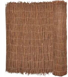vidaXL vidaXL Płot z chrustu 400 x 150 cm - Ogrodzenia - miniaturka - grafika 2