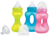 Kubki dla dzieci - Nuby Kubek niekapek z otworem 240ml MIX ID1241 - miniaturka - grafika 1