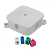 Puszki elektryczne i akcesoria - Pawbol P-2 z pojed. zł. kolor. 4 x 2,5 mm IP44 A.0017 - miniaturka - grafika 1