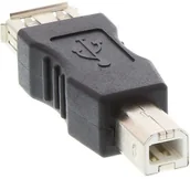 Złącza, przejściówki, adaptery - InLine USB 2.0 adapter, gniazdo A na wtyk B 3 szt. IT 33442 (3x)*A - miniaturka - grafika 1