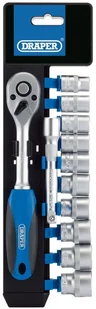 DRAPER Tools Grzechotka i nasadki metryczne 3/8", 12 części, 16371 Tools - Śrubokręty - miniaturka - grafika 2