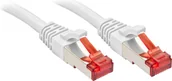 Kable miedziane - Lindy RJ-45/RJ-45 kat.6 S/FTP biały 1m 47792 47792 - miniaturka - grafika 1