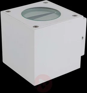 Lampenwelt Biała lampa ścienna zewnętrzna LED Jarno - Lampy ogrodowe Lampenwelt Biała lampa ścienna zewnętrzna LED Jarno - Lampy ogrodowe - miniaturka - grafika 5