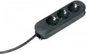 Listwy zasilające - Bachmann Listwa zasilająca SMART 3x Gniazda black Strom5 m - 388.172 - miniaturka - grafika 1