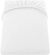 Prześcieradła - DecoKing DecoKing  Prześcieradło Jersey - Amber - Biały 120x200 cm - miniaturka - grafika 1