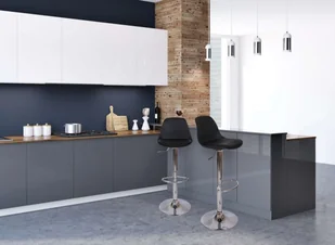 KB Krzesło barowe RICA czarne HOKER RICARDO CZA(1) - Taborety i hokery - miniaturka - grafika 8