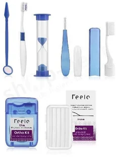 Feelo Feelo ORTHO - Zestaw startowy dla osób noszących aparat ortodontyczny - Higiena protez i aparatów ortodontycznych - miniaturka - grafika 7