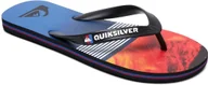 Buty dla chłopców - Quiksilver japonki ęce MOLOKAI LAVA DIVISION Y Black/Red/Blue XKRB - miniaturka - grafika 1