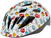 Kaski rowerowe - Abus Smooty 2.0 Kask rowerowy Dzieci, white smiley M | 50-55cm 2020 Kaski dla dzieci 81853 - miniaturka - grafika 1