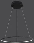 Lampy sufitowe - Altavola Design ADesign nowoczesna lampa Ledowe Okręgi No. 1 czarny in 4k LA073/P_80_in_4k_black - miniaturka - grafika 1