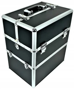 Kuferek kosmetyczny z kratą na lakiery krokodyl - Kosmetyczki, organizery i kuferki - miniaturka - grafika 8