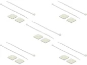 Kanały kablowe - Delock 18678 opaska montażowa Biały Nylon 10 szt. - miniaturka - grafika 1