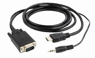 Gembird KABEL HDMI(M)->VGA+AUDIO 3M - Kable komputerowe i do monitorów - miniaturka - grafika 6