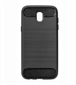 Etui i futerały do telefonów - NoName Etui Carbon Samsung J3 J330 2017 czarny/black - miniaturka - grafika 1