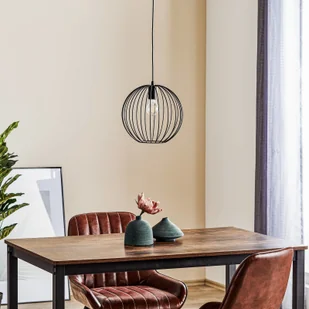 Euluna Lampa wisząca Cumera z klatkowym kloszem,  30 cm - Lampy sufitowe - miniaturka - grafika 2