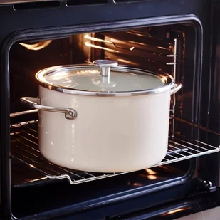 KitchenAid Garnek emaliowany z pokrywką 6l kremowy KitchenAid cc003269-001 - Garnki - miniaturka - grafika 4