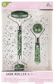 Rollery do masażu - Brushworks Brushworks Zestaw wałków jadeitowych i globusów - miniaturka - grafika 1