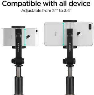 Spigen S540W WIRELESS SELFIE STICK TRIPOD BLACK fd-12460-0 - Selfie stick - miniaturka - grafika 21