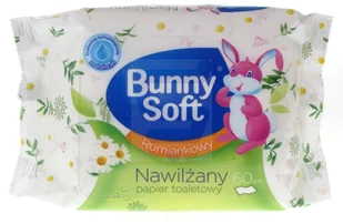 Bunny Soft PAPIER TOALETOWY NAWILŻANY 60 LISTKÓW RUMIANKOWY zakupy dla domu i biura 35966522 - Papier toaletowy - miniaturka - grafika 2