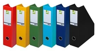 Q-CONNECT Pojemnik na dokumenty , PVC, A4/76, czarny KF16210 - Pojemniki biurowe - miniaturka - grafika 4
