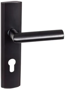 Domino Klamka do drzwi zewnętrznych POLANKA 72 Prawa Czarna - Szyldy i rozety - miniaturka - grafika 2