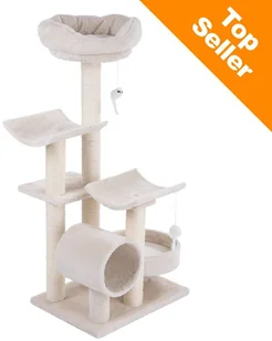 Bitiba Drapak Dla Kota Penelope Beżowy - Dł.Xszer.Xwys: 55X40X116 Cm - Drapaki dla kotów Bitiba Drapak Dla Kota Penelope Beżowy - Dł.Xszer.Xwys: 55X40X116 Cm - Drapaki dla kotów - miniaturka - grafika 1