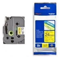 Ta$101ma do Brother TZe-651 żółte tło/czarny nadruk 24mm x 8m zamiennik - Etykiety do drukarek - miniaturka - grafika 5