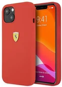 Etui i futerały do telefonów - Ferrari FESSIHCP13SRE iPhone 13 mini 5,4" czerwony/red hardcase Silicone hurtel-88423-0 - miniaturka - grafika 1
