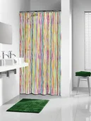 Zasłony prysznicowe - Sealskin zasłonka prysznicowa PCV 180 cm multi Rigato 212181302 - miniaturka - grafika 1