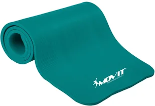 MOVIT TURKUSOWA MATA PIANKOWA 183x60x1,0cm DO ĆWICZEŃ GIMNASTYKI FITNESS JOGI 20040612 - Maty do jogi - miniaturka - grafika 9