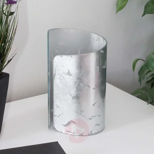 SELENE Selene Nastrojowa lampa stołowa Papiro srebrna - Lampy stojące - miniaturka - grafika 2