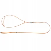 Smycze dla psów - Dingo smycz skórzana ringowa szer 0.6 cm x dł 150 cm natural - miniaturka - grafika 1