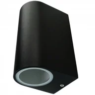 Oprawy, klosze i abażury - GTV Oprawa ogrodowa 2xGU10 2x35W IP54 czarna kinkiet lampa ścienna TIAGO 2151 LD-TIAGOGU10D-20 - miniaturka - grafika 1