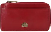Etui na dokumenty i karty - Wittchen Etui na karty skórzane z herebm z zapięciem 10-2-290-3L - miniaturka - grafika 1