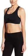 Bielizna sportowa damska - FALKE Cross Back biustonosz sportowy, czarny, S 38460_3000_S - miniaturka - grafika 1