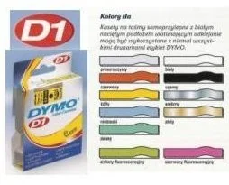 Dymo Etykieta D1 12mmx3,5 Nylon (czarna/biała) S0718040 - Etykiety do drukarek - miniaturka - grafika 3