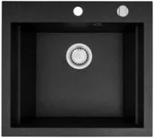 Zlewozmywaki - Pyramis SIROS 57x51,5 1B wanilia 070085201 - miniaturka - grafika 1