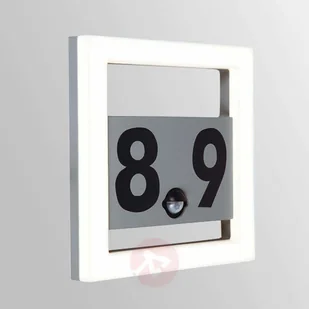 ECO-Light Alice lampka LED z numerem domu, z czujnikiem - Lampy ogrodowe - miniaturka - grafika 3