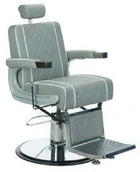 Fotele fryzjerskie - Barbiero Fotel barberski ODYS BH-31825M Jasny Szary BH-31825M/188 - miniaturka - grafika 1