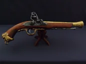 Repliki - broń - Denix SA REPLIKA WŁOSKI PISTOLET NA STOJAKU MODEL 1031L+800 1031L+800 - miniaturka - grafika 1