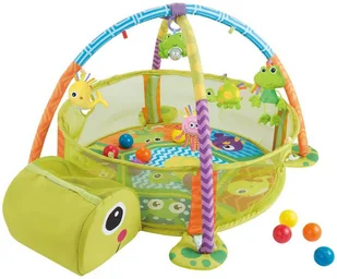 Import LEANToys Mata Edukacyjna Żółw Kojec Piłeczki Dla Maluszka LT-10005-0 - Maty edukacyjne - miniaturka - grafika 2