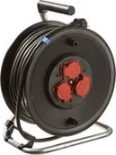 Przedłużacze i rozgałęźniki - As-Schwabe Przedłużacz bębnowy 40 m AS-SCHWABE 3G2,5 neopren AS820124 - miniaturka - grafika 1